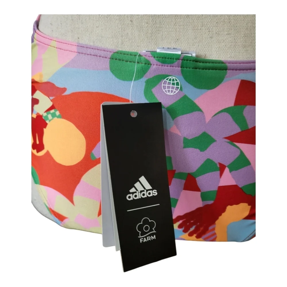 Adidas‎ x FARM Rio Women’s Size 0 Swimsuit One Piece Pearl Citrine